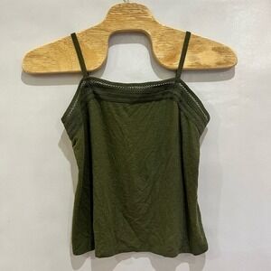 Market & Spruce Womens Green Tank Top Size XL‎ Adjustable Straps